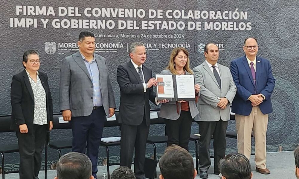 Morelos y el IMPI firman convenio para impulsar marcas, patentes y denominaciones de origen