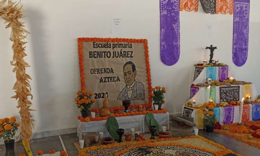 Ofrendas en el Museo de Sitio de Xochicalco celebran el Día de Muertos