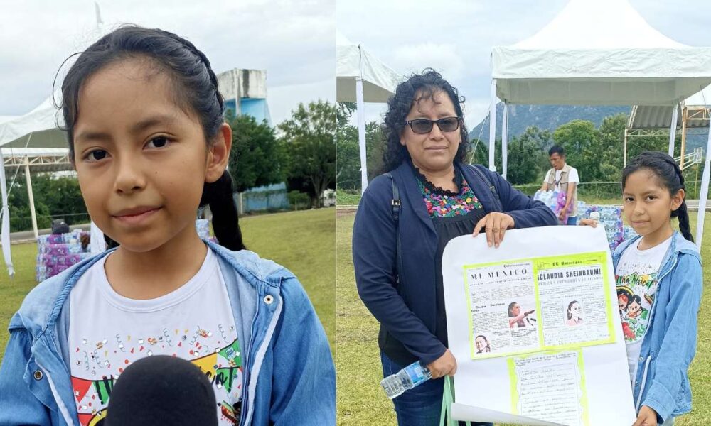 La visita de Claudia Sheinbaum inspira a las niñas en Morelos