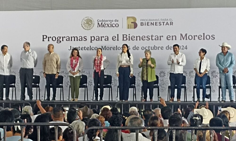 Claudia Sheinbaum y Margarita González Saravia llenan de esperanza a Morelos en su primera visita oficial