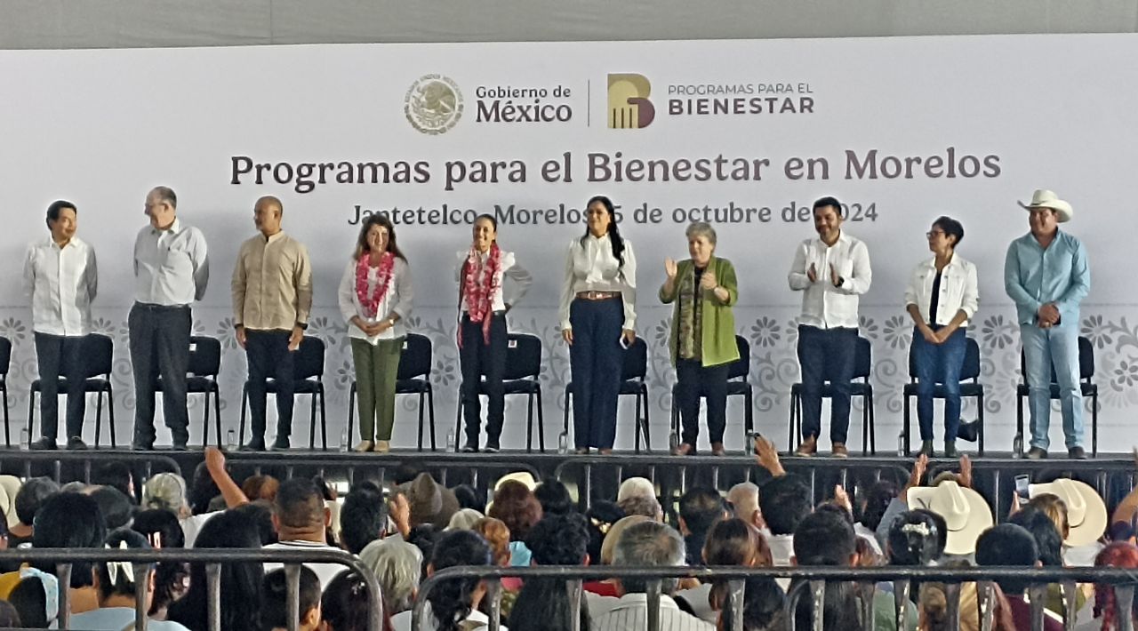 Claudia Sheinbaum y Margarita González Saravia llenan de esperanza a Morelos en su primera visita oficial