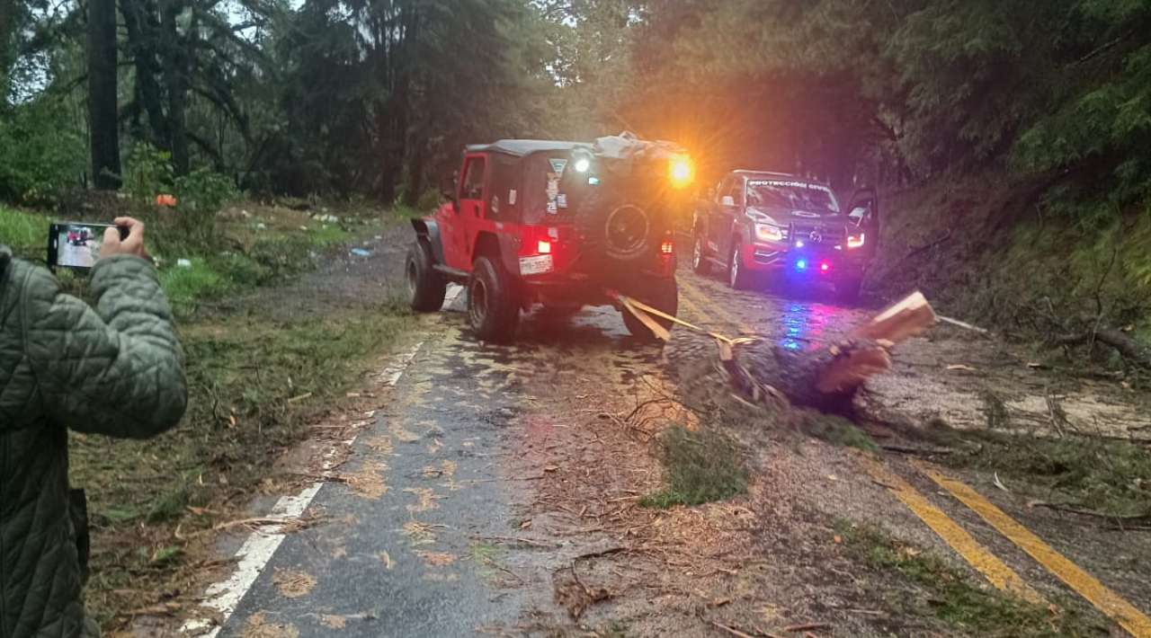 Lluvias Causan Formación de Baches en la Carretera Cuernavaca-México, Provocando Accidentes