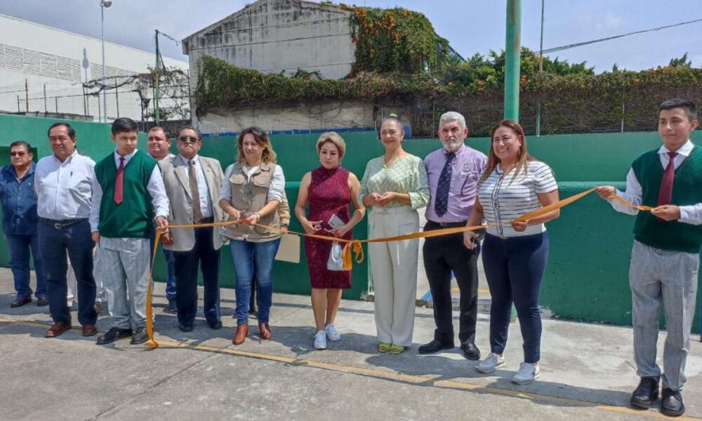 Inauguran obras en la secundaria “Rosario Castellanos” con apoyo del programa “La escuela es nuestra”