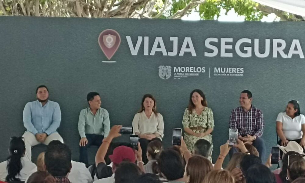 Implementan estrategia “Viaja Segura” en Jojutla para proteger a mujeres en el transporte público