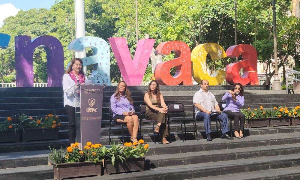 Lanzamiento del Programa Código Violeta en Morelos para Proteger a Mujeres en Situaciones de Riesgo