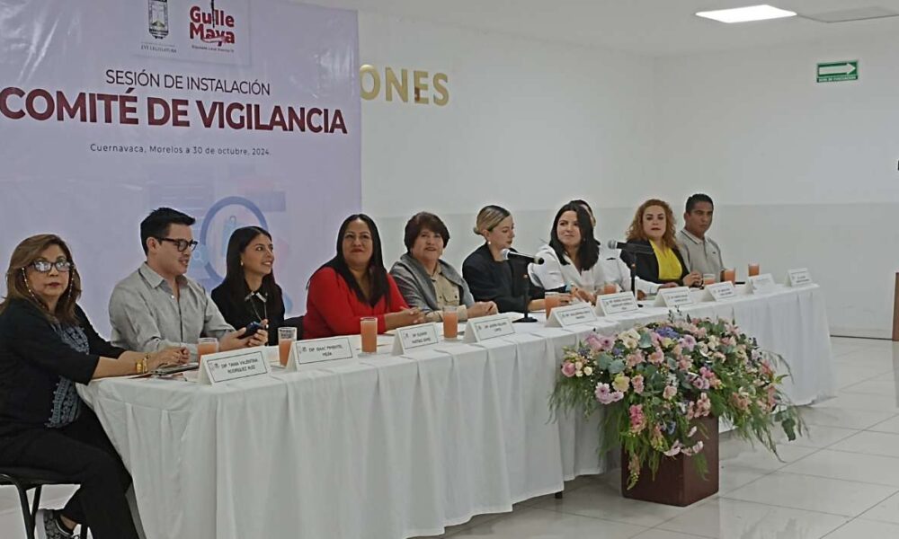 Instalan Comité de Vigilancia en el Congreso de Morelos para Transparencia en el Uso de Recursos