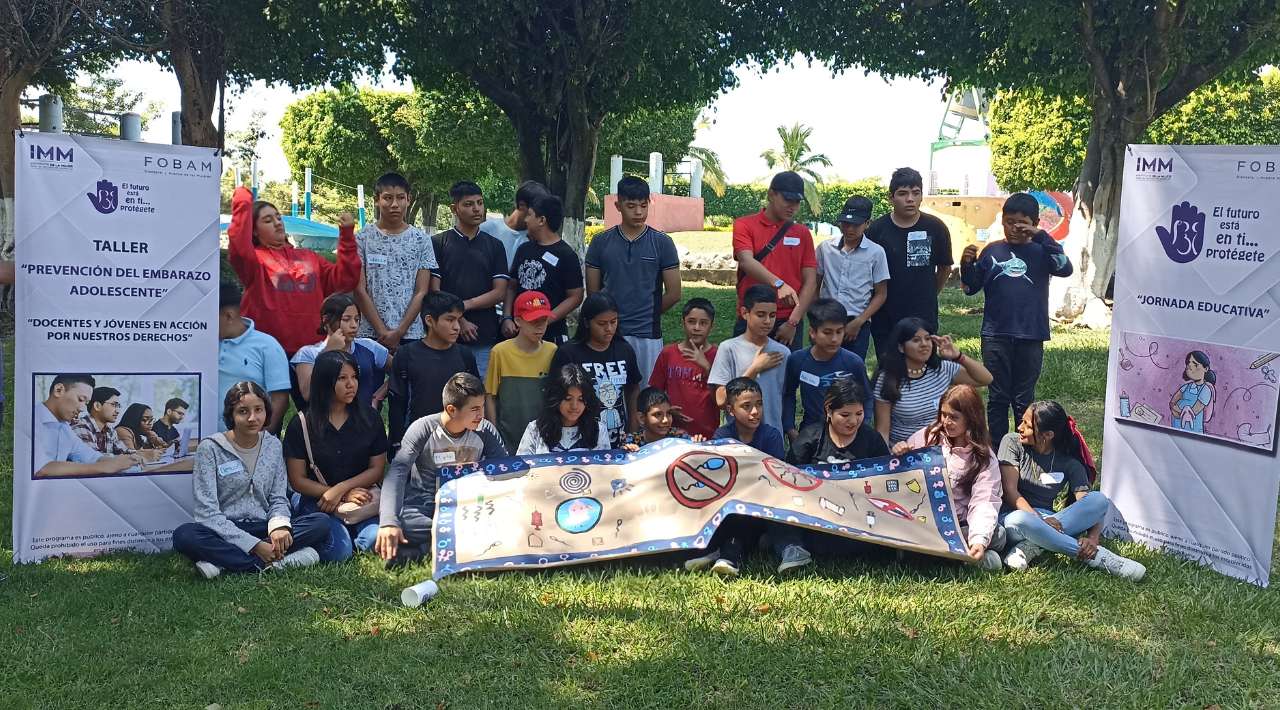 Jornada educativa en Temixco para prevenir el embarazo adolescente y promover derechos sexuales