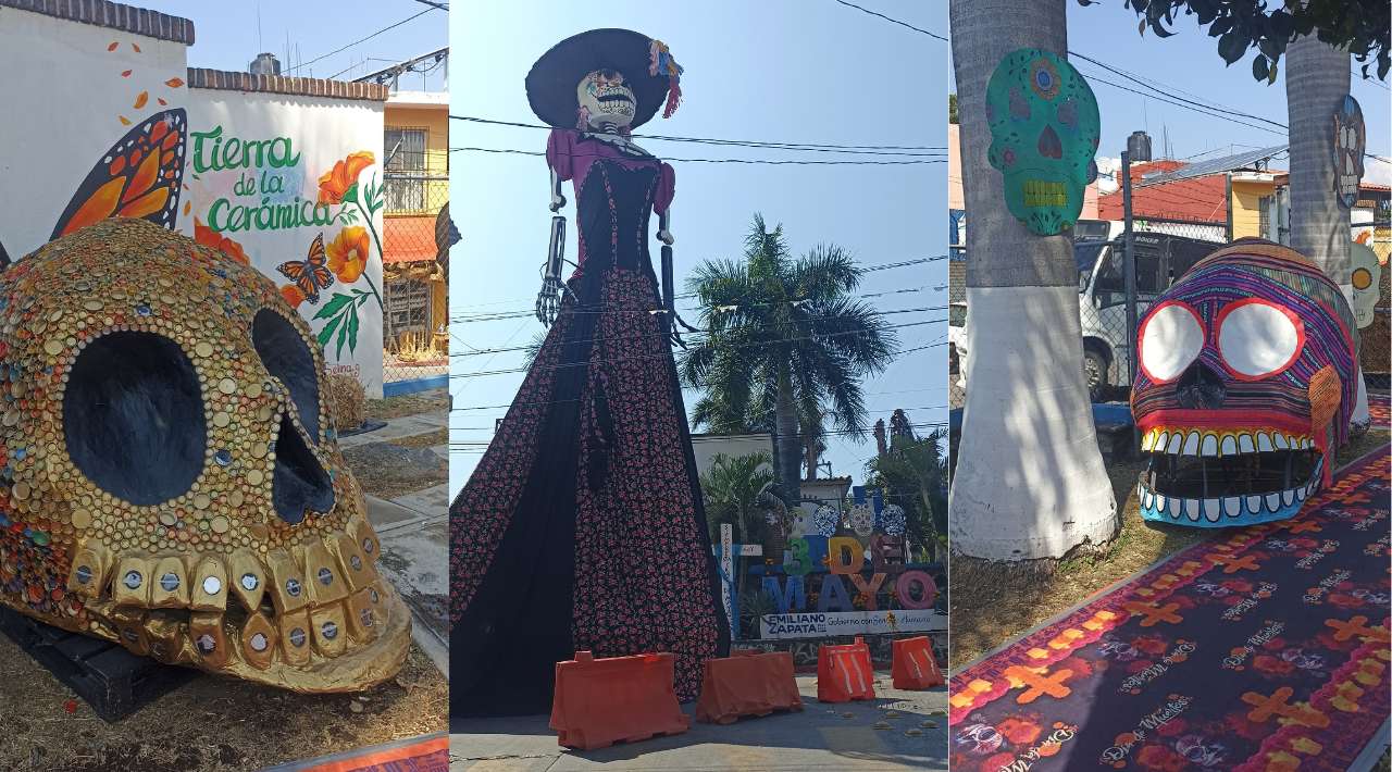 La Colonia Tres de Mayo Celebra el Día de Muertos con una Catrina Monumental