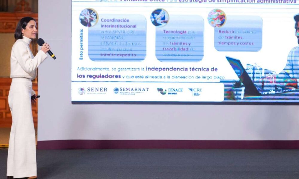 Luz Elena González presenta plan energético histórico con inversión de 23 mil 400 MDD para el sector energético