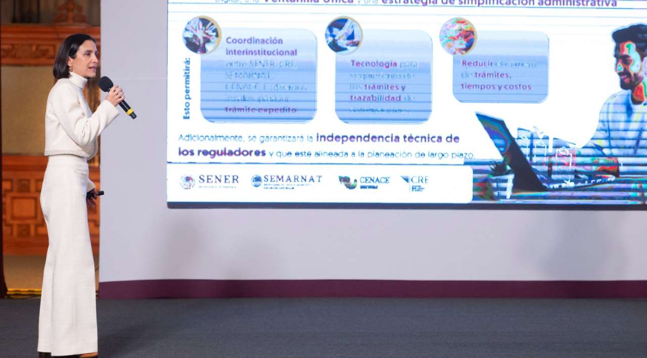 Luz Elena González presenta plan energético histórico con inversión de 23 mil 400 MDD para el sector energético