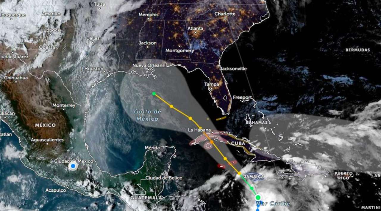 La tormenta tropical Rafael se convierte en huracán categoría 2, sin peligro para México pero con riesgo para Cuba