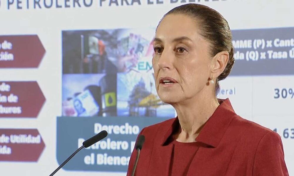 Claudia Sheinbaum presenta el Derecho Petrolero para el Bienestar, una reforma fiscal para fortalecer a Pemex