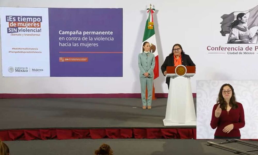 Gobierno Federal lanza campaña para erradicar la violencia contra las mujeres