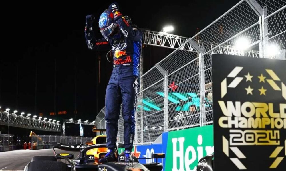 Max Verstappen hace historia al conquistar su tetracampeonato en la Fórmula 1