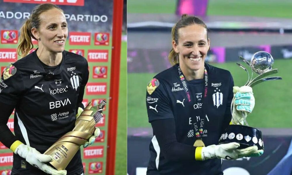 La Morelense Pamela Tajonar Alonso levanta su segunda copa con Monterrey