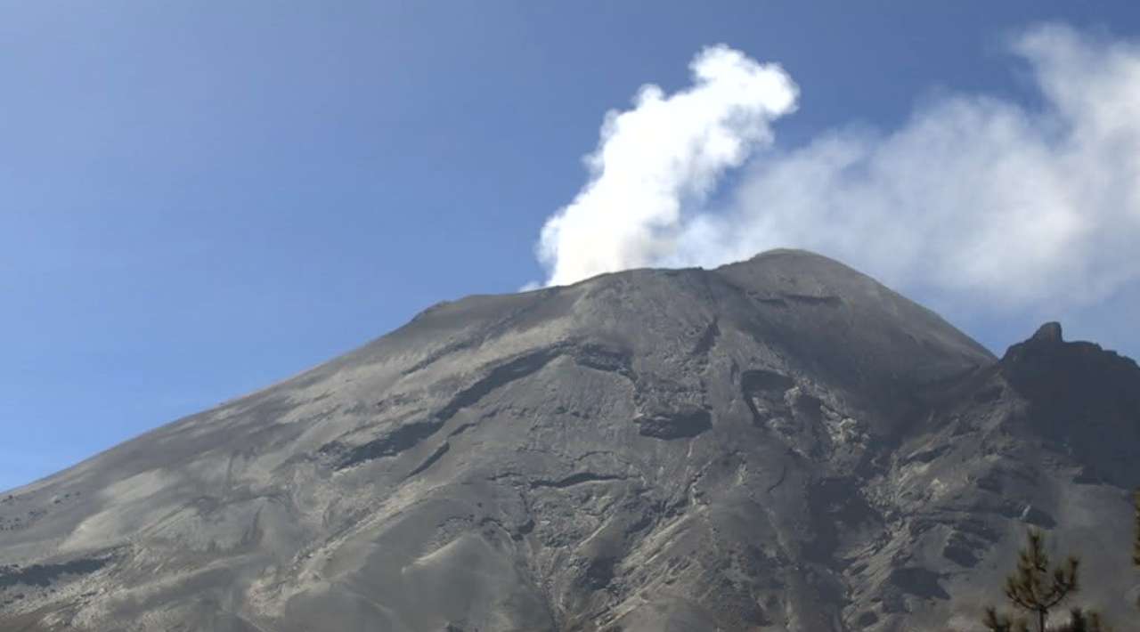 Reporte monitoreo del volcán Popocatépetl