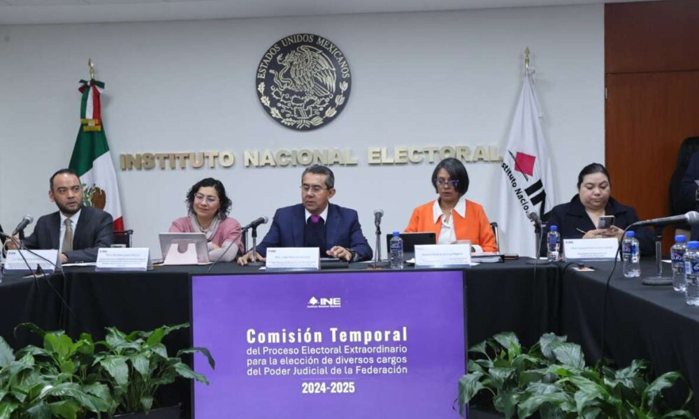 El INE instala la Comisión Temporal para el histórico proceso electoral extraordinario del Poder Judicial 2024-2025