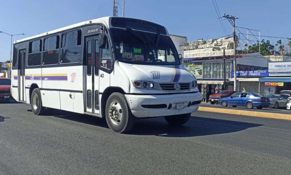 Temixco refuerza operativos de seguridad en el transporte público para prevenir delitos