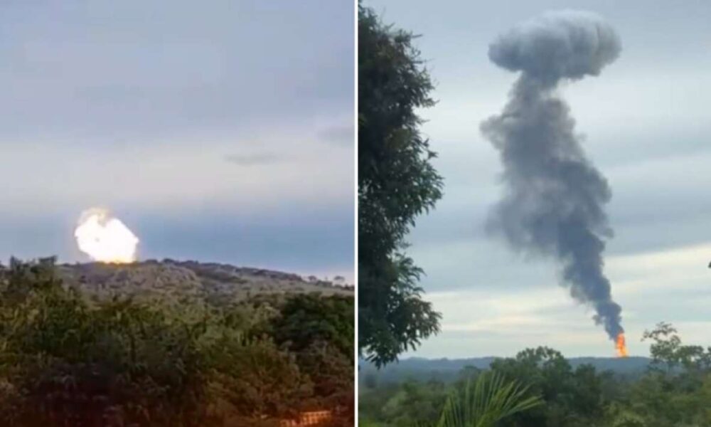 Erupción del volcán de lodo Los Aburridos en Turbo, Antioquia, obliga a evacuar a más de 200 personas