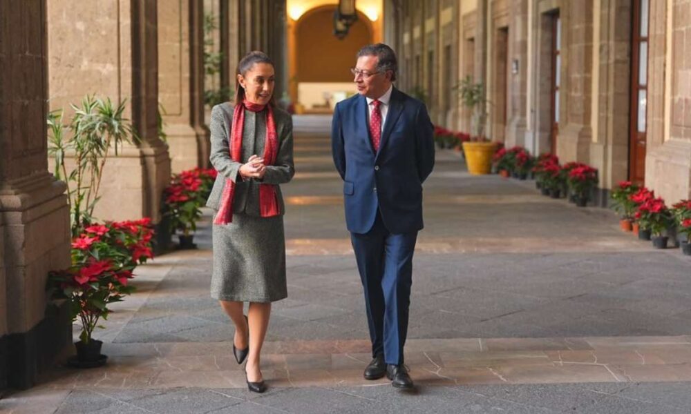 Claudia Sheinbaum y Gustavo Petro abordaron temas educativos y la próxima reunión de la CELAC