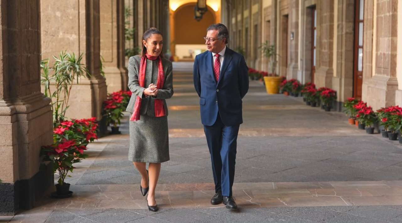 Claudia Sheinbaum y Gustavo Petro abordaron temas educativos y la próxima reunión de la CELAC