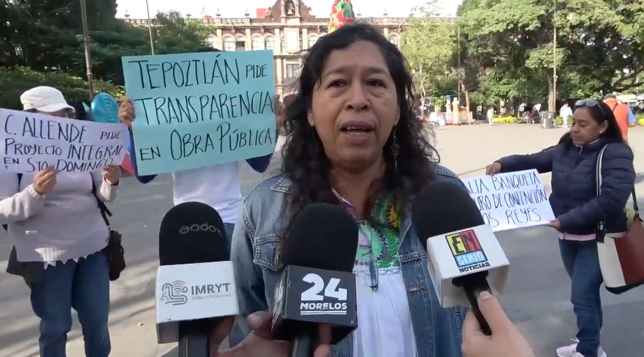 Presentan denuncias contra Ayuntamiento de Tepoztlán por irregularidades obras públicas