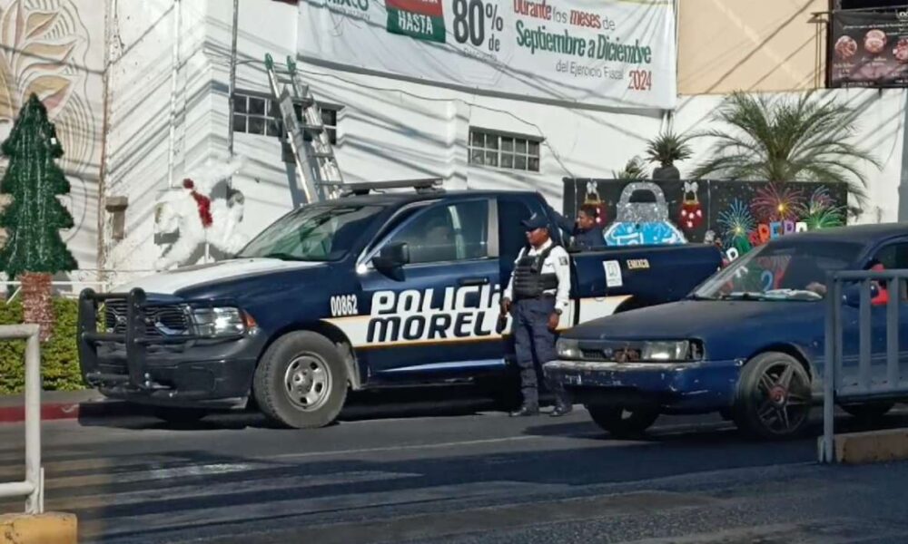 En Temixco refuerzan la seguridad en bancos y zonas comerciales, por pago de aguinaldo