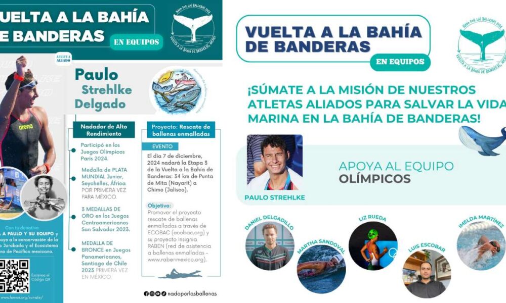 El Morelense Paulo Strelke Delgado se suman a la conservación marina en la Bahía de Banderas