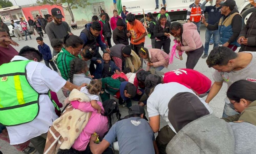 Iglesia católica celebra posada migrante en frontera entre México y Guatemala