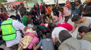 Iglesia católica celebra posada migrante en frontera entre México y Guatemala