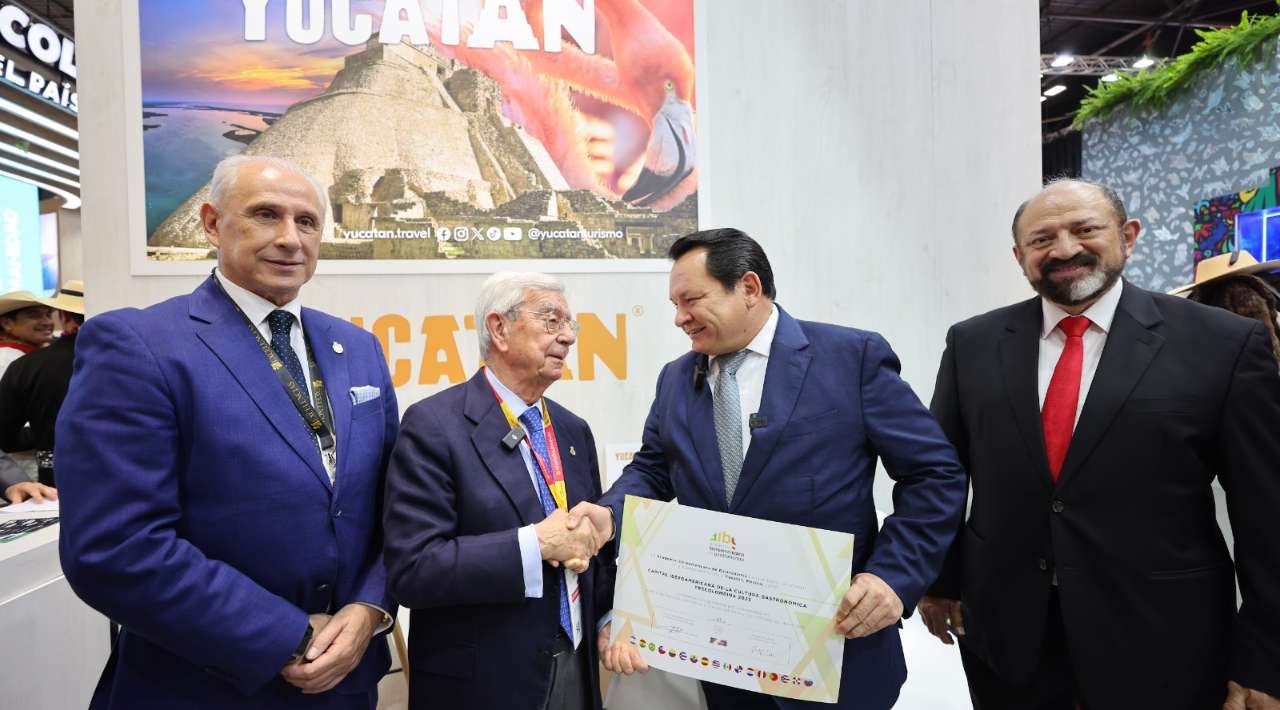 Nombran a Yucatán como “Capital Iberoamericana de la Gastronomía 2025” en Feria Internacional de Turismo