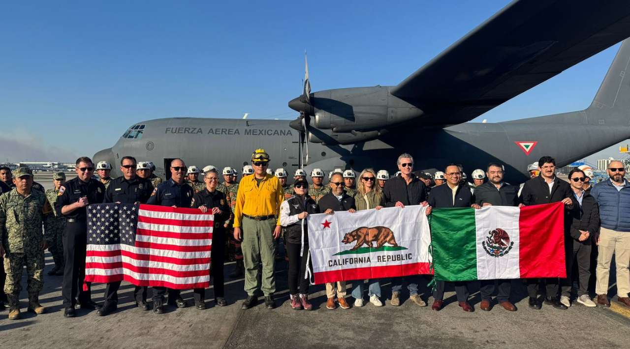 Gobernador de California agradece ayuda Humanitaria de México por Incendios en California