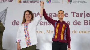 Aplaude presidenta de México Claudia Sheinbaum que gobernadora de morelos Margarita González Saravia priorice a grupos vulnerables