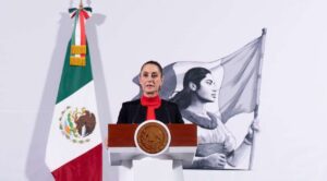 Claudia Sheinbaum presenta estrategias para el combate del feminicidio en México.