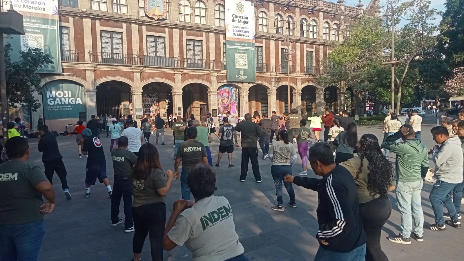 Entrenamiento y ensayo de boxeo en Cuernavaca con miras al evento nacional