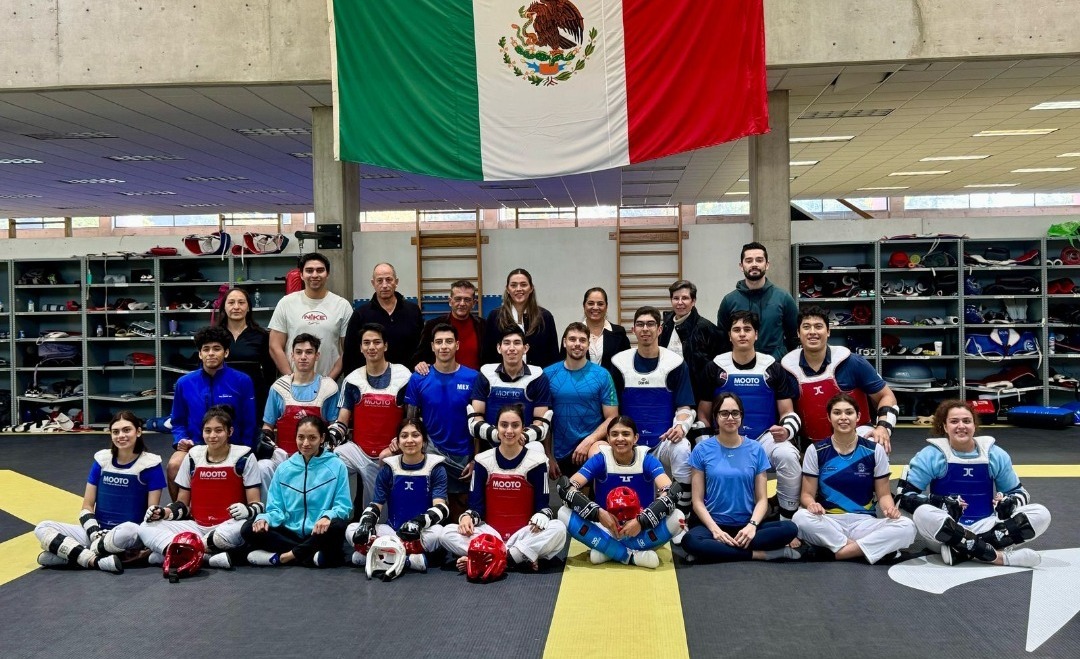 Zaira Paulina Salgado, presente en la concentración de la Selección Nacional de Taekwondo