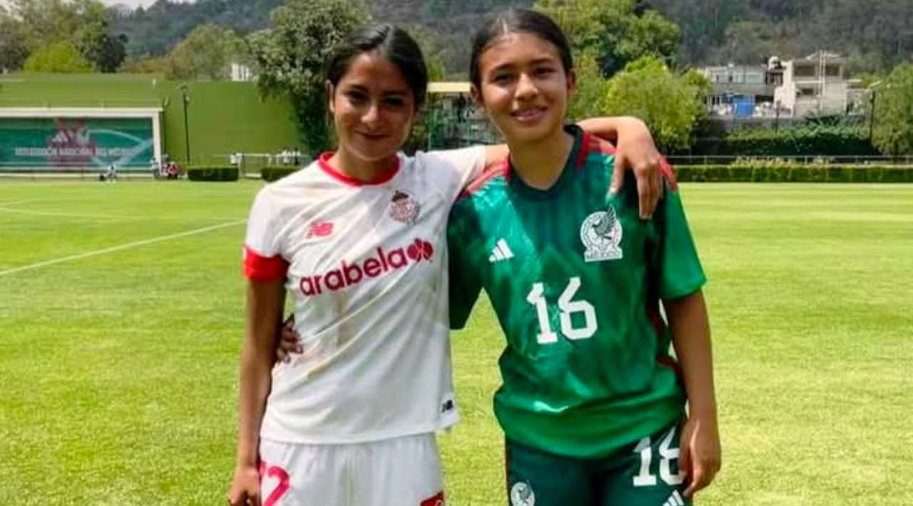 Ximena Monroy y Shaddai Nuñez Brillan con la Selección Mexicana Sub 16 en Europa