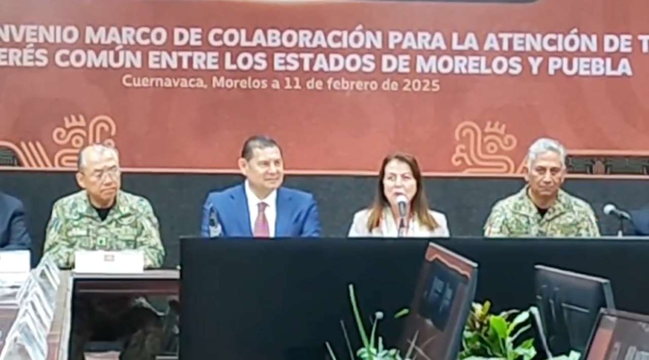 Morelos y Puebla firman convenio de colaboración para fortalecer la seguridad y cooperación mutua