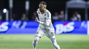 Neymar presente en la victoria de Santos sobre Agua Santa y los lleva al primer lugar del Grupo B del Campeonato Paulista