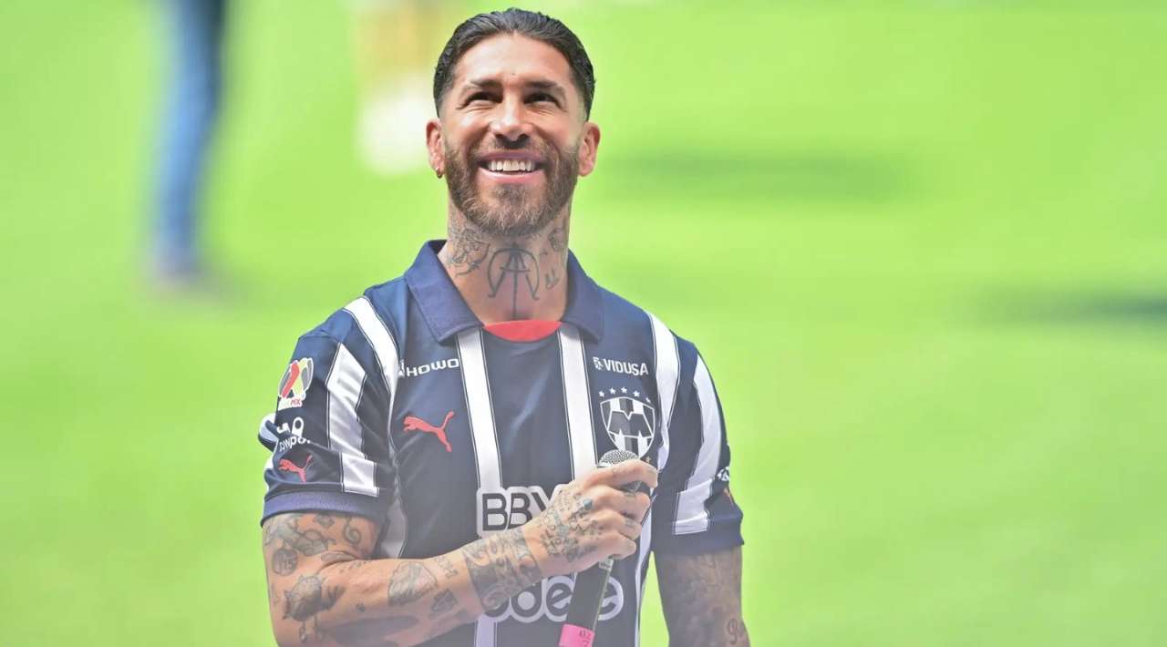 Sergio Ramos se presenta con los Rayados del Monterrey y promete darlo todo en el fútbol mexicano