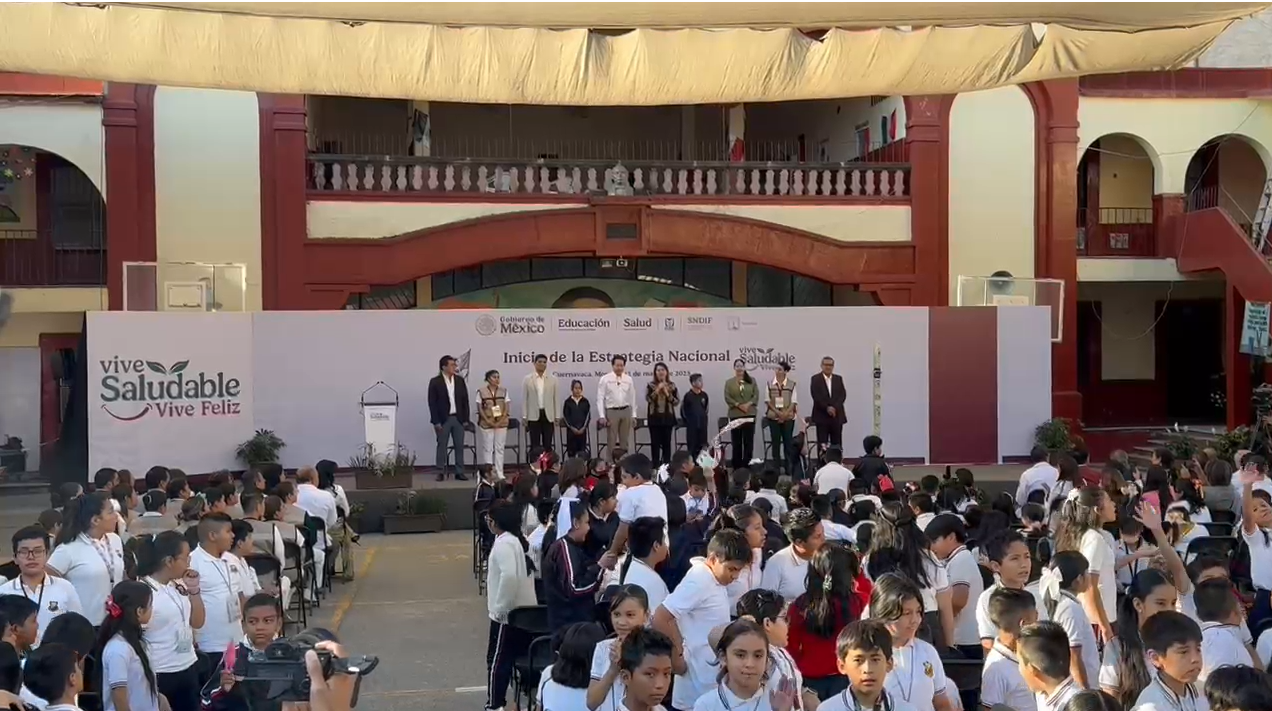 Arranca en Morelos la estrategia nacional “Vive saludable, vive feliz”