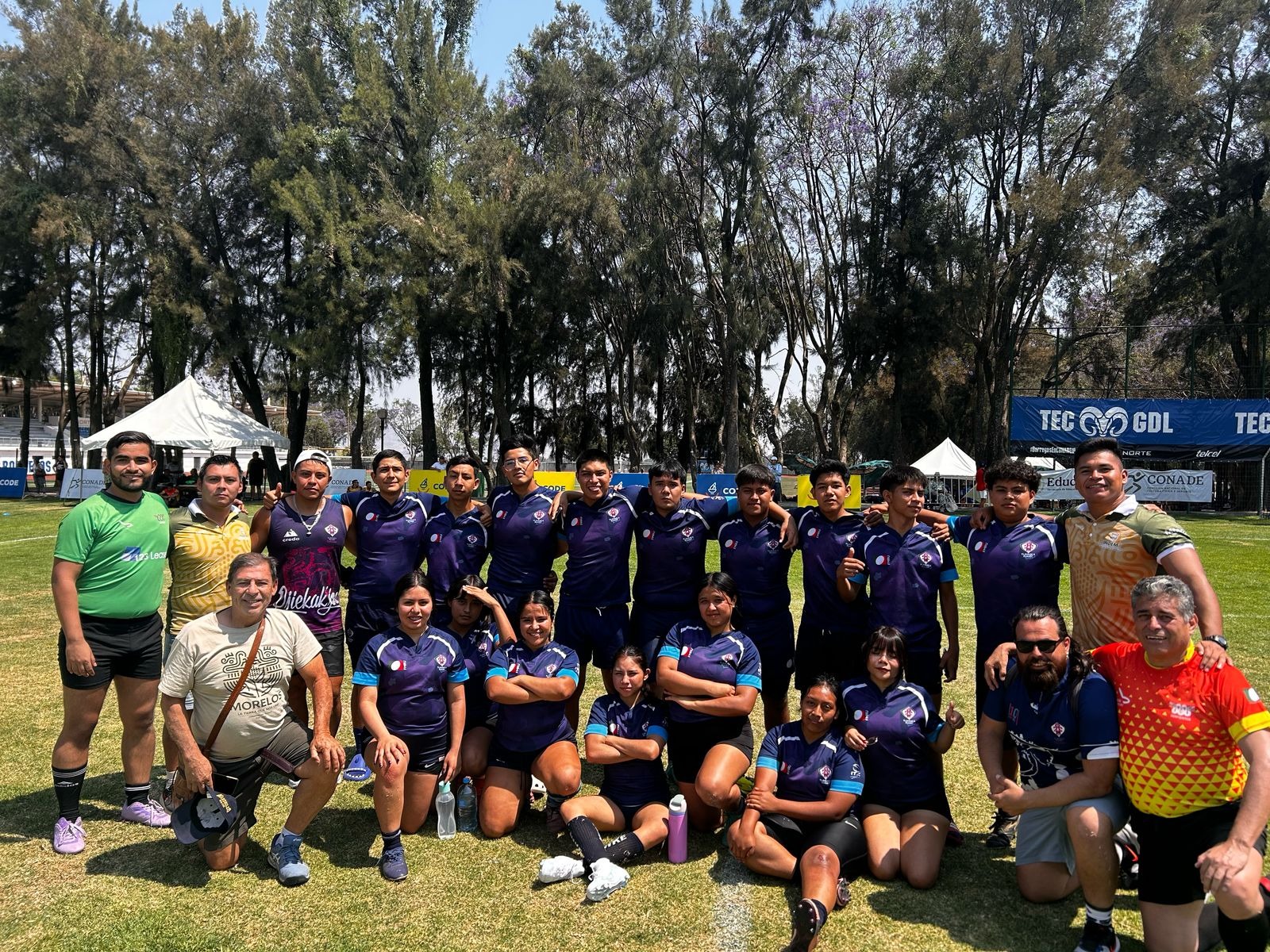 Rugby femenil M20 de Morelos clasifica a la Olimpiada Nacional 2025 tras contundente triunfo sobre Jalisco