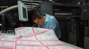 Continúa impresión de boletas para elecciones del Poder Judicial
