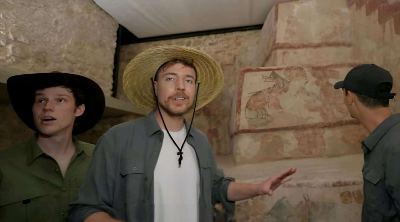 Demandan a MrBeast por el “uso ilícito con fines de lucro”. El youtuber revela apoyos al INAH