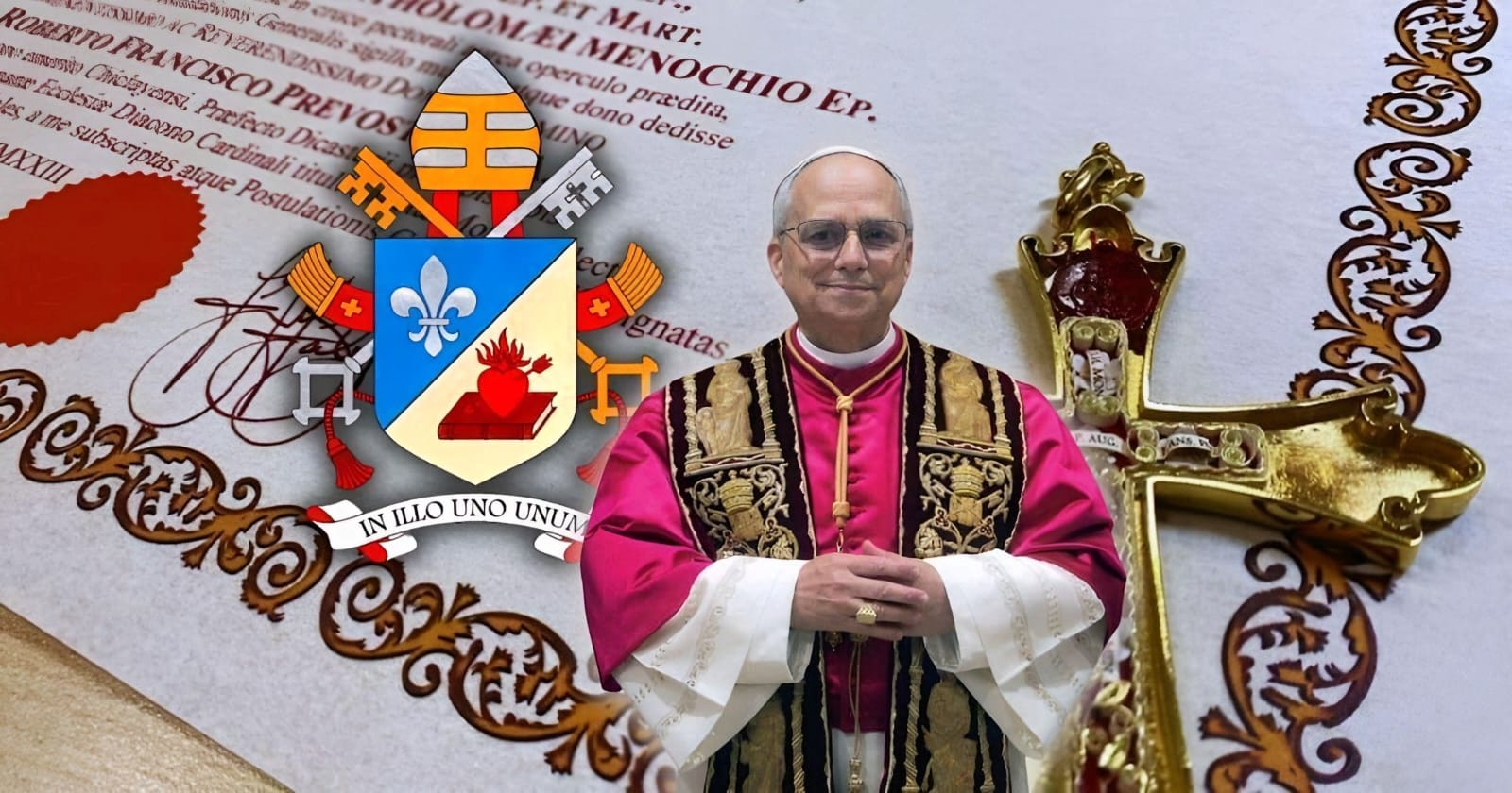 Vaticano revela la firma y el retrato oficial del papa León XIV