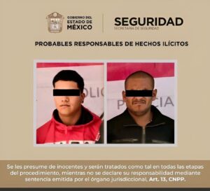 Detienen en Toluca a sospechosos ligados de homicidio de ex policía federal