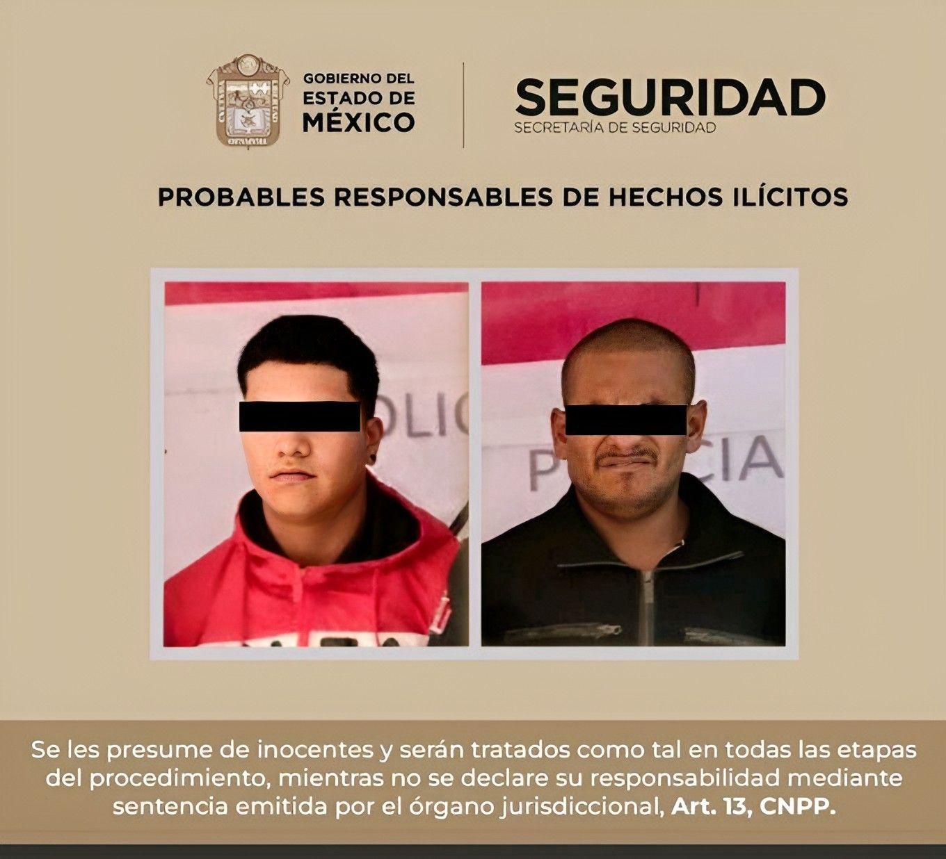 Detienen en Toluca a sospechosos ligados de homicidio de ex policía federal