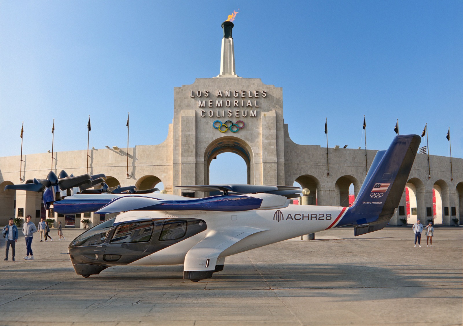 Taxis voladores ofrecerán servicio de transporte en Juegos Olimpicos de 2028