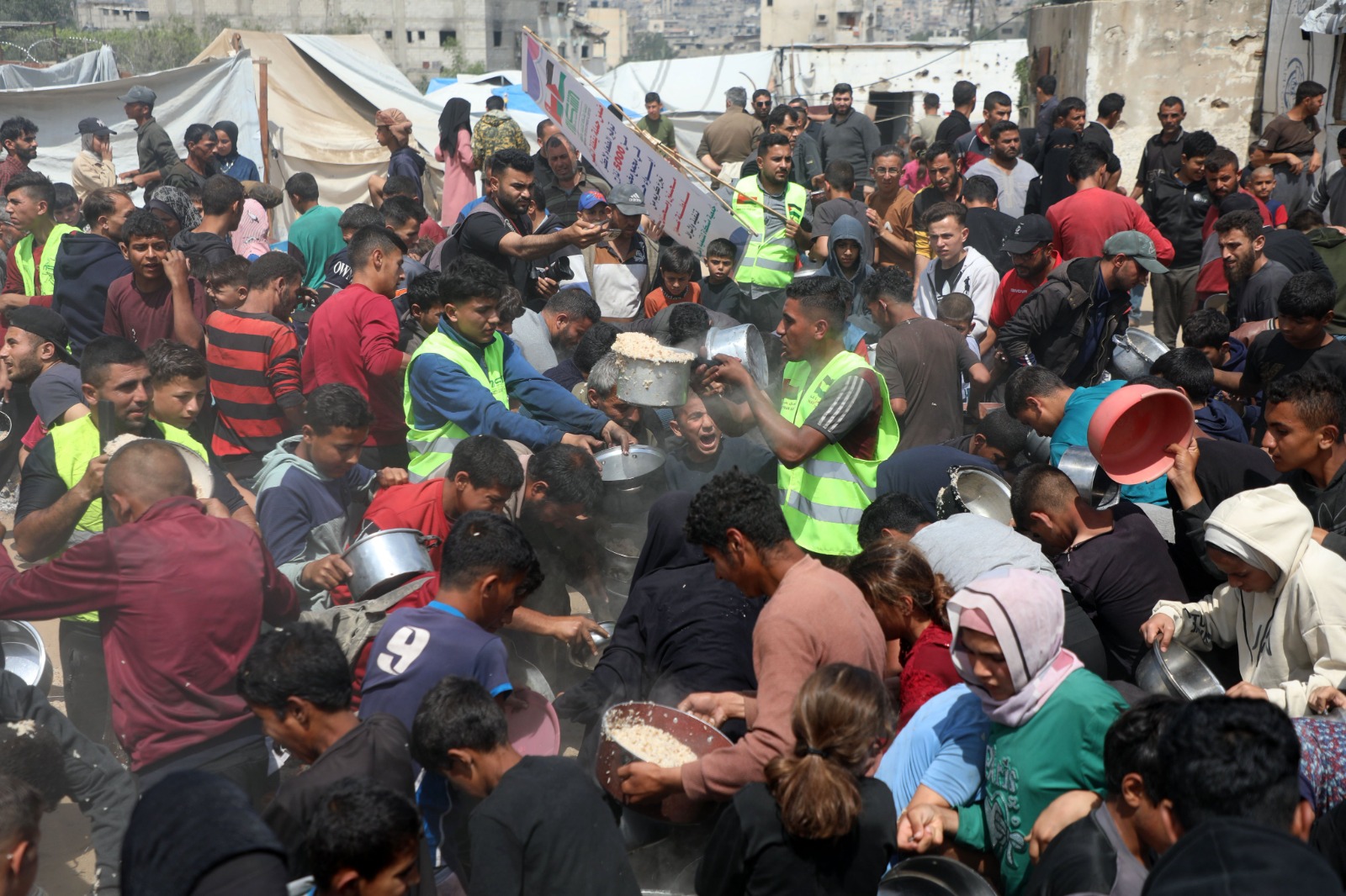 EEUU distribuirá alimentos en Gaza, anuncia Netanyahu
