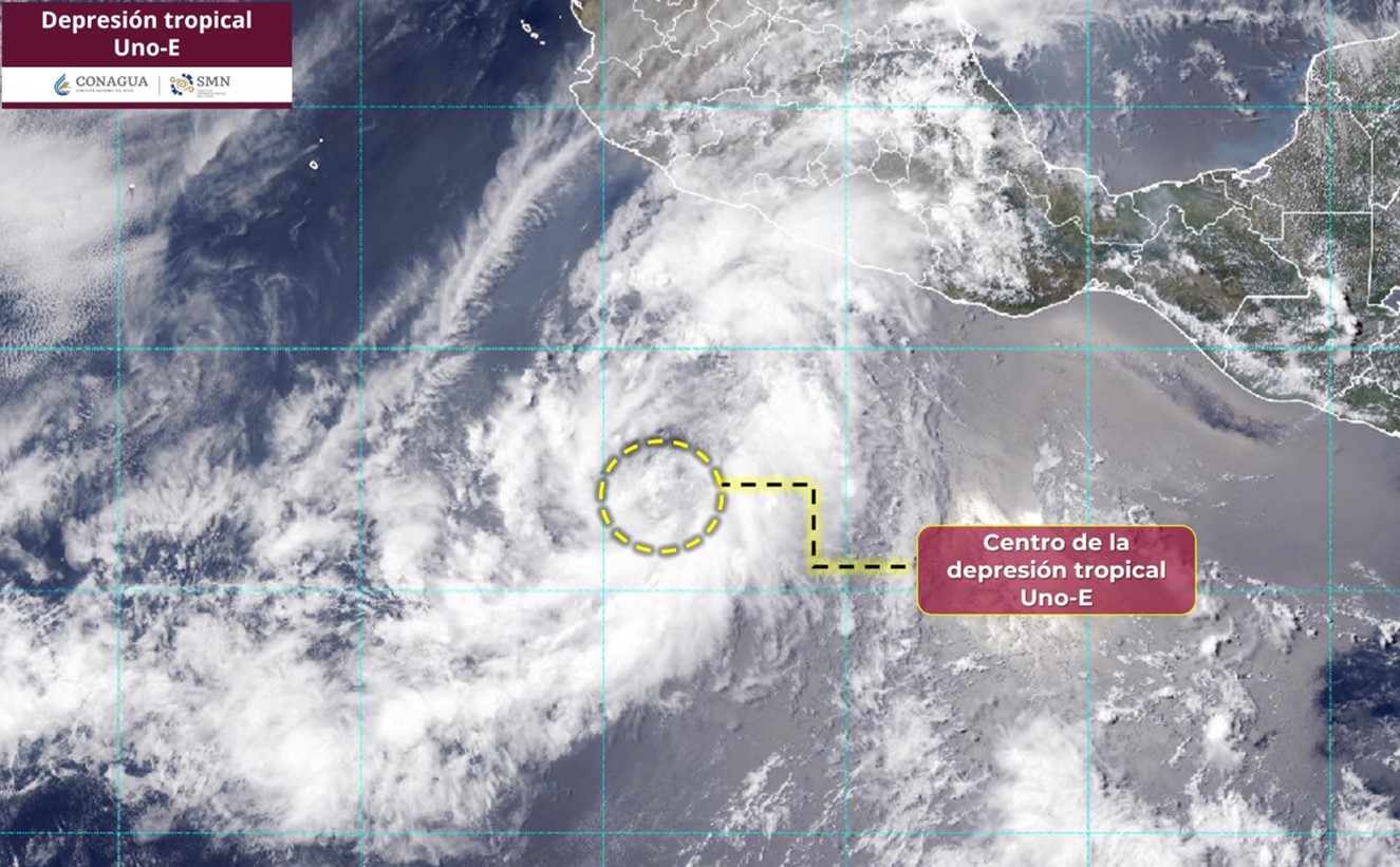 Se forma el primer Ciclón Tropical de la temporada en el Océano Pacífico